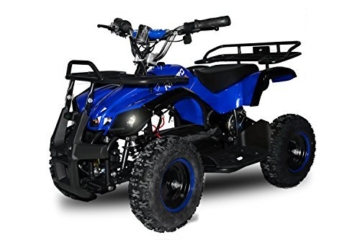 49cc Torino 6" E-Start Miniquad Atv Kinderquad Cross Quad Mini (Blau) -