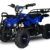 49cc Torino 6" E-Start Miniquad Atv Kinderquad Cross Quad Mini (Blau) -
