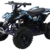 Kinder Elektro Miniquad Fox XTR 1000 Watt Schwarzer Body (Schwarz/Blau) -