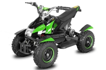 Eco Kinder Quad 800W inkl. 3-Stufen Drossel ATV BIKE ELEKTRO (Pink) - 1