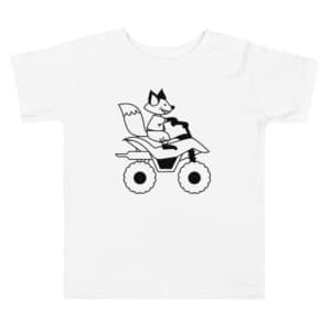 Fox Race Black Kurzärmeliges Baby-T-Shirt