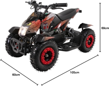 Actionbikes Motors Kinder Quad Elektro ATV Cobra 800 Watt 36 Volt
