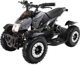 Actionbikes Motors Kinder Quad Elektro ATV Cobra 800 Watt 36 Volt (Grau/Schwarz)