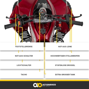 Actionbikes Motors Midiquad S-10 125ccm Detailansicht 7