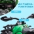 HOMCOM Elektro Quad für Kinder in Grün mit 12V 10Ah Akku, 2 Motoren und MP3-Player