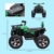 HOMCOM Elektro Quad für Kinder in Grün mit 12V 10Ah Akku, 2 Motoren und MP3-Player