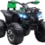 HOMCOM Elektro Quad für Kinder in Grün mit 12V 10Ah Akku, 2 Motoren und MP3-Player