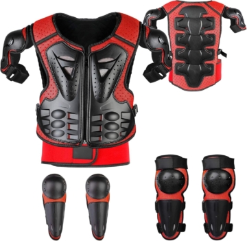 Fansport Schutzkleidung Set 5-teilig Kinder Motorrad Panzer - Ansicht 2