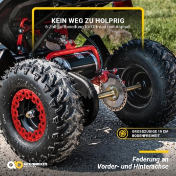 Actionbikes Motors Reneblade 1000 Watt Elektro Kinderquad - Ansicht 3
