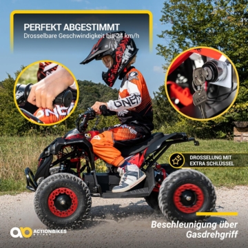 Actionbikes Motors Reneblade 1000 Watt Elektro Kinderquad - Ansicht 4