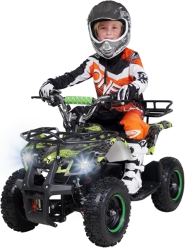 Actionbikes Motors Torino 1000 Watt 36 Volt Elektro Miniquad in Grün Polo für Kinder ab 8 Jahren