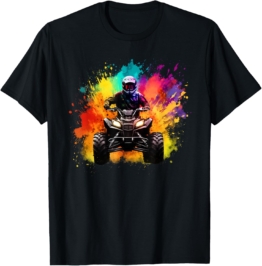 Colourful Quad for Mud Lovers, Boys and Girls T-Shirt