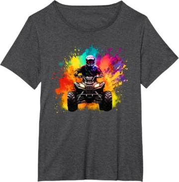 Colourful Quad for Mud Lovers, Boys and Girls T-Shirt