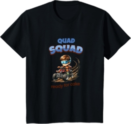 Kinder Quad Squad bereit für den Kuchen T-Shirt
