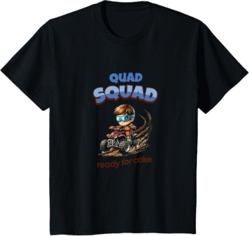 Kinder Quad Squad bereit für den Kuchen T-Shirt