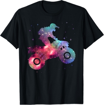 Quad Weltraum Kinder T-Shirt