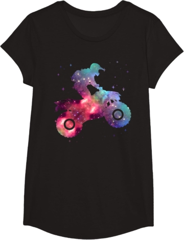 Quad Weltraum Kinder T-Shirt